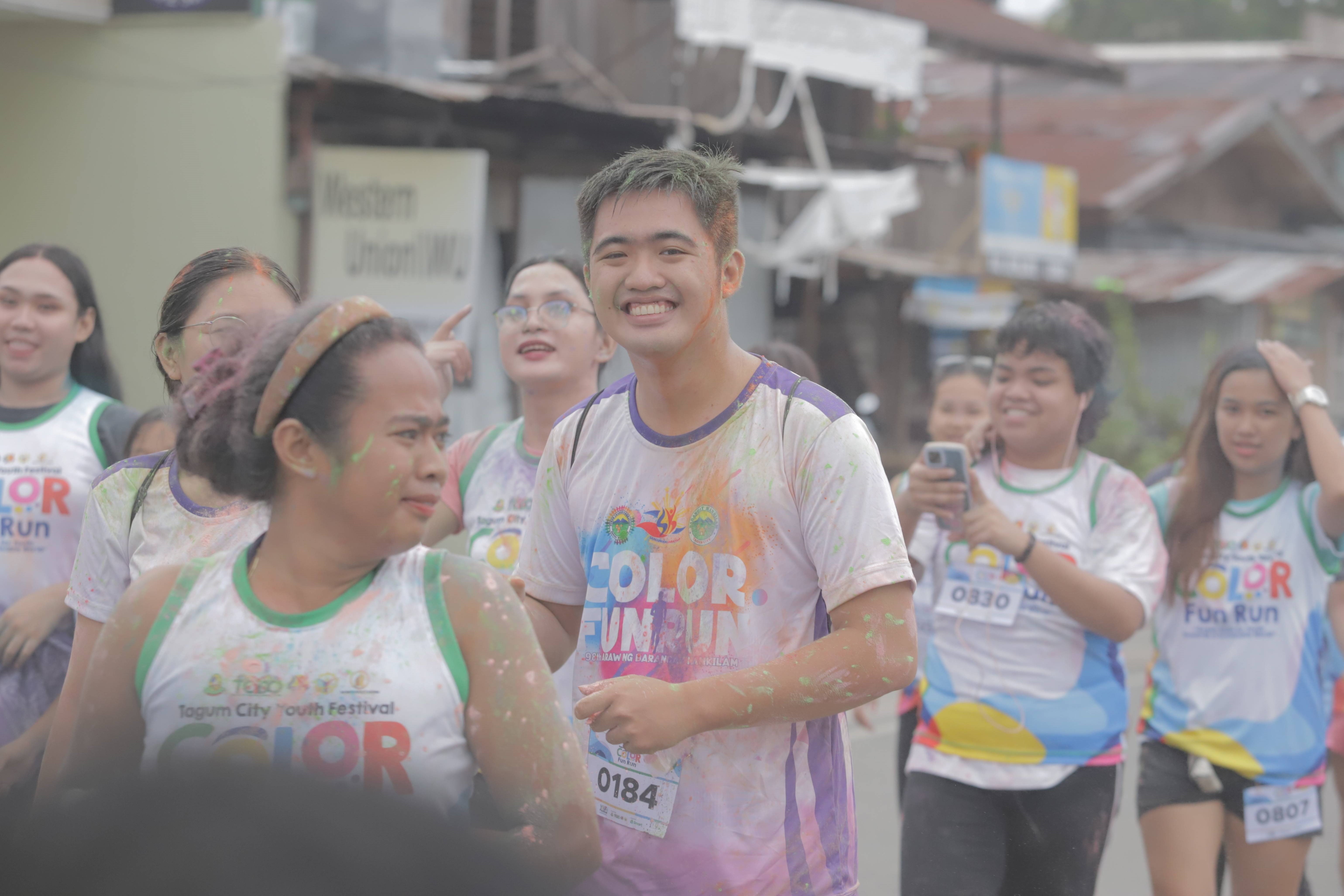 Almost 1,700 Runners Joined The Color Fun Run Of Tagum’s Youth Festival 2023